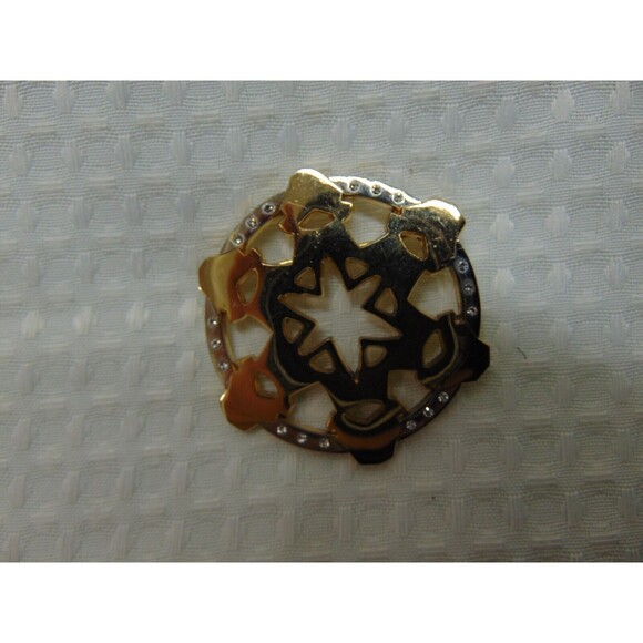 El Zaribah Lady Ronda 2010 RG Awards Fresno, CA Gold Tone Pin With Rhinestones - Picture 6 of 8